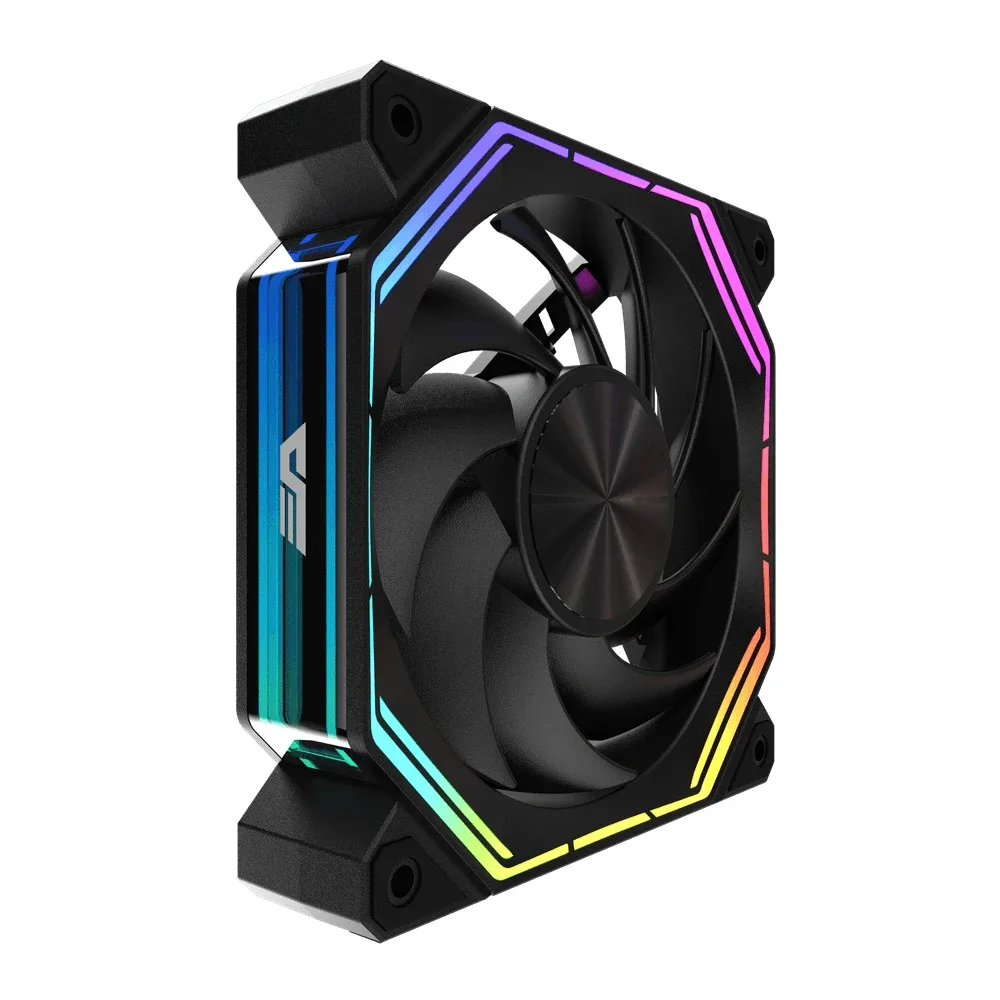 Darkflash Комплект вентилатори Fan Pack 3-in-1 3x120mm - INF34 Black, Daisy-Chain, Addressable RGB - Image 17