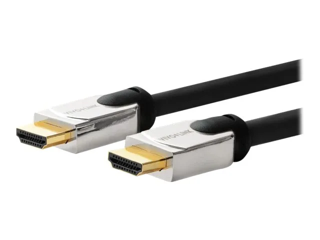 КАБЕЛ VIVOLINK PRO HDMI с метална глава - 0.5m - черен - PN PROHDMIHDM0.5