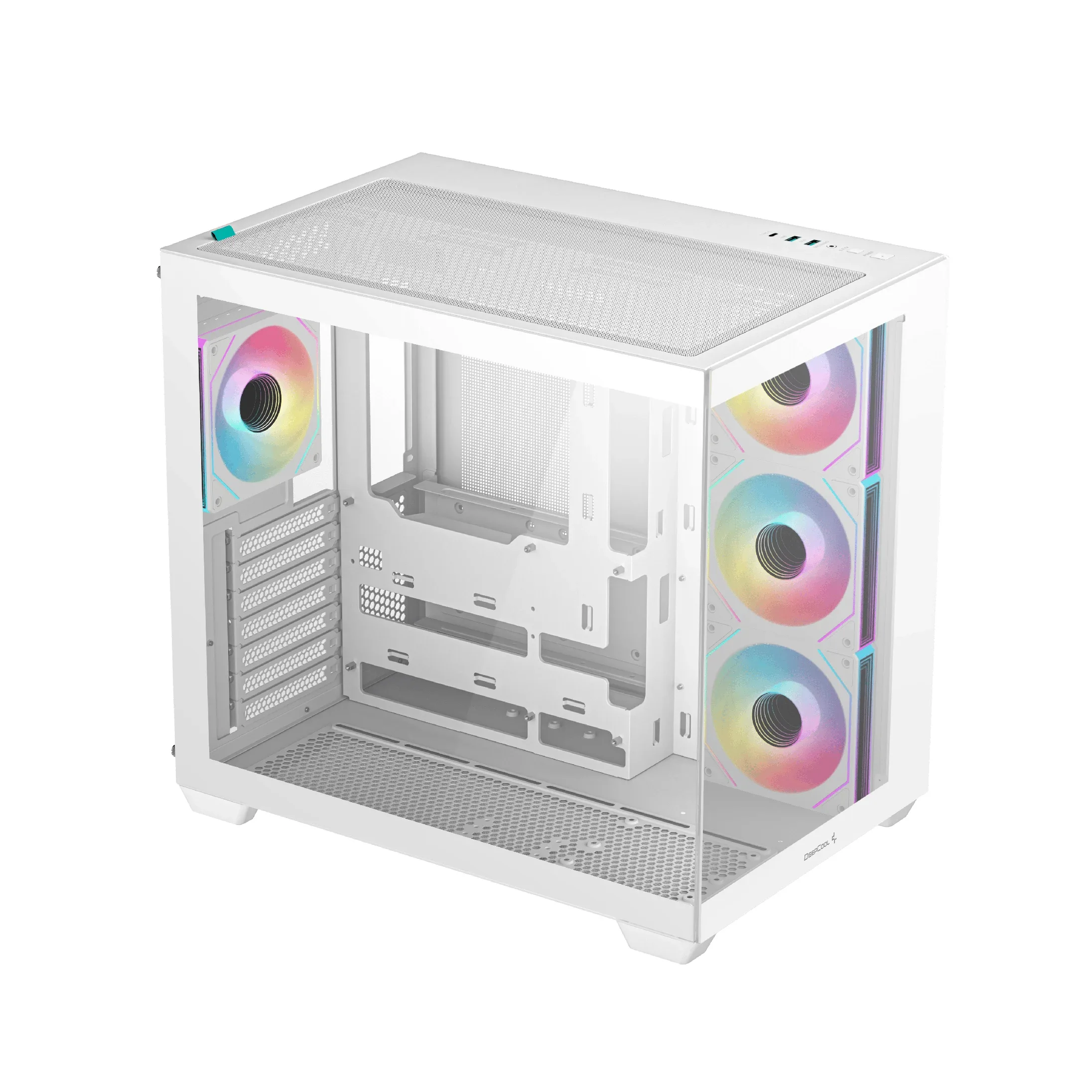 DeepCool кутия Case ATX - CG530 4F White - 4 ARGB Fans - Image 22