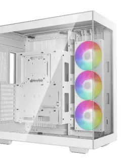 Alternative view of DeepCool кутия Case E-ATX - CH780 WH - Dual-Chamber