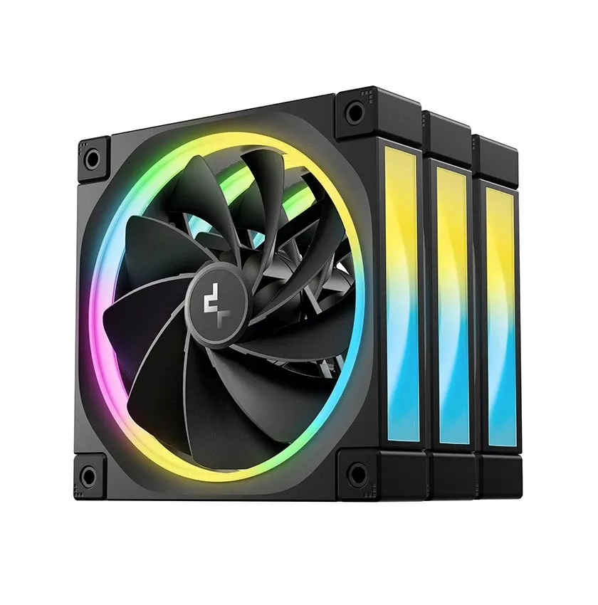 DeepCool Комплект вентилатори Fan Pack 3-in-1 3x120mm - FL12R Black Reverse Addressable