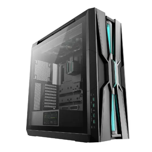 DeepCool кутия Case EATX - GENOME III - 420 mm AIO Pre-Installed LCD Display