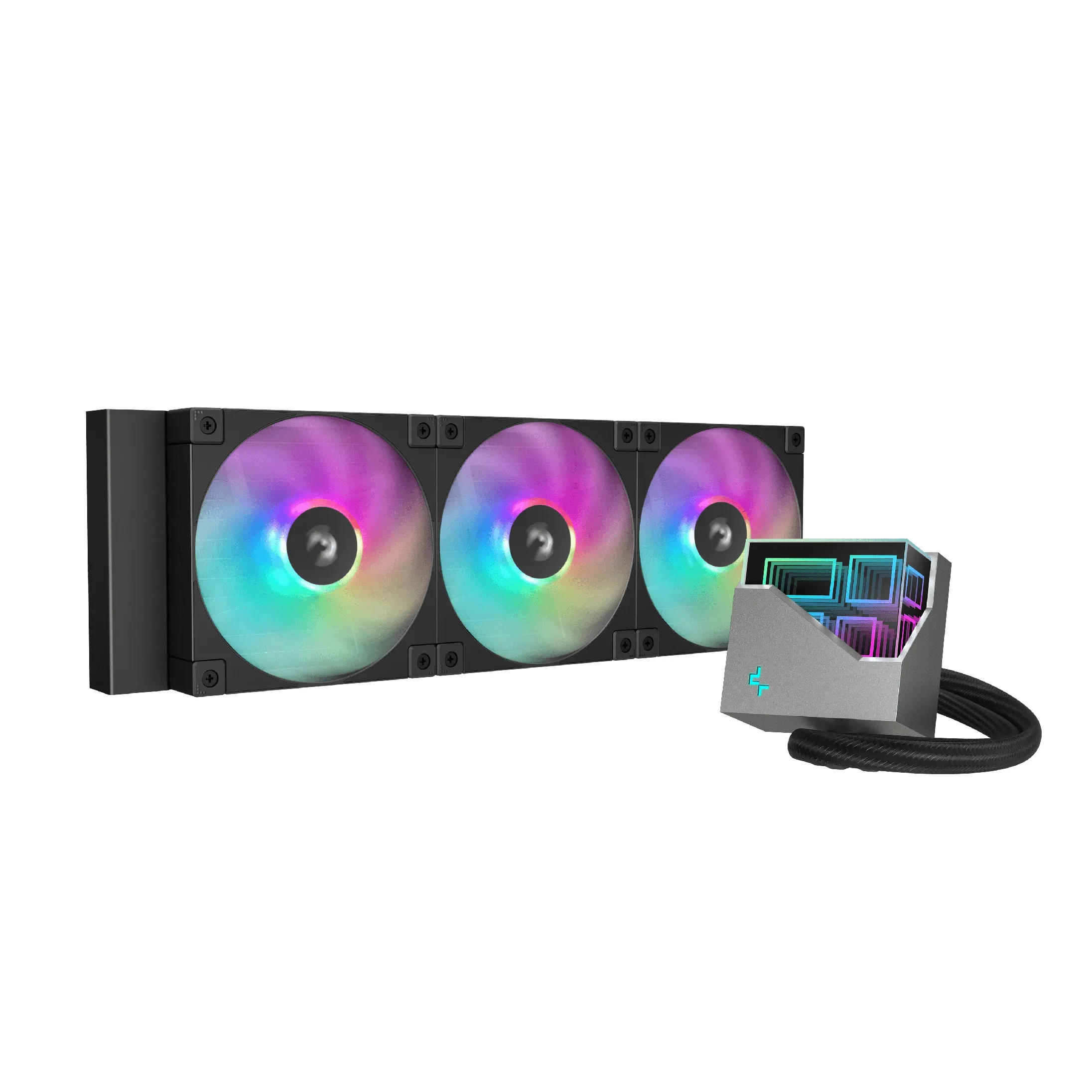 DeepCool водно охлаждане Water Cooling LT360 - Addressable RGB Infinity mirror design -