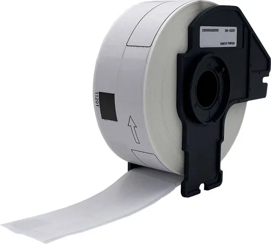 ЛЕНТА ЗА ЕТИКЕТНИ ПРИНТЕРИ BROTHER ТИП QL - STANDARD ADDRESS LABEL - 29 mm x 90 mm x 400 - DK11201 (DK-11201) - PN LB-11201 - NEOMAX - Image 98