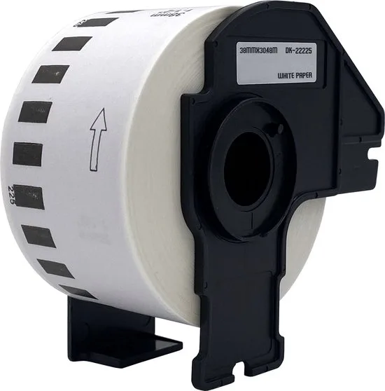 ЛЕНТА ЗА ЕТИКЕТНИ ПРИНТЕРИ BROTHER ТИП QP - CONTINUOUS PAPER TAPE - 38 mm x 30,48 m - DK22225 (DK-22225) - PNLB-22225 - NEOMAX - Image 104