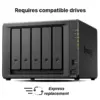 Мрежов сторидж Synology NAS DS1525+ за 5 диска AMD Ryzen V1500B 8GB DDR4