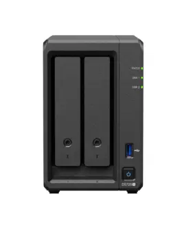 Alternative view of Мрежов сторидж NAS Synology DS725+, за 2 диска 3.5"/2.5", 2 x M.2 NVMe