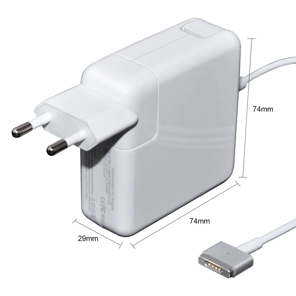 Makki зарядно за лаптоп заместител Laptop Adapter Apple - 16.5V 3.65A 60W T tip G2 MagSafe2 - MAKKI-NA-AP-34 - Image 204
