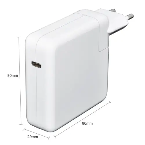 Makki зарядно за лаптоп заместител Laptop Adapter Apple – 87W TYPE-C With USB-C Cable –