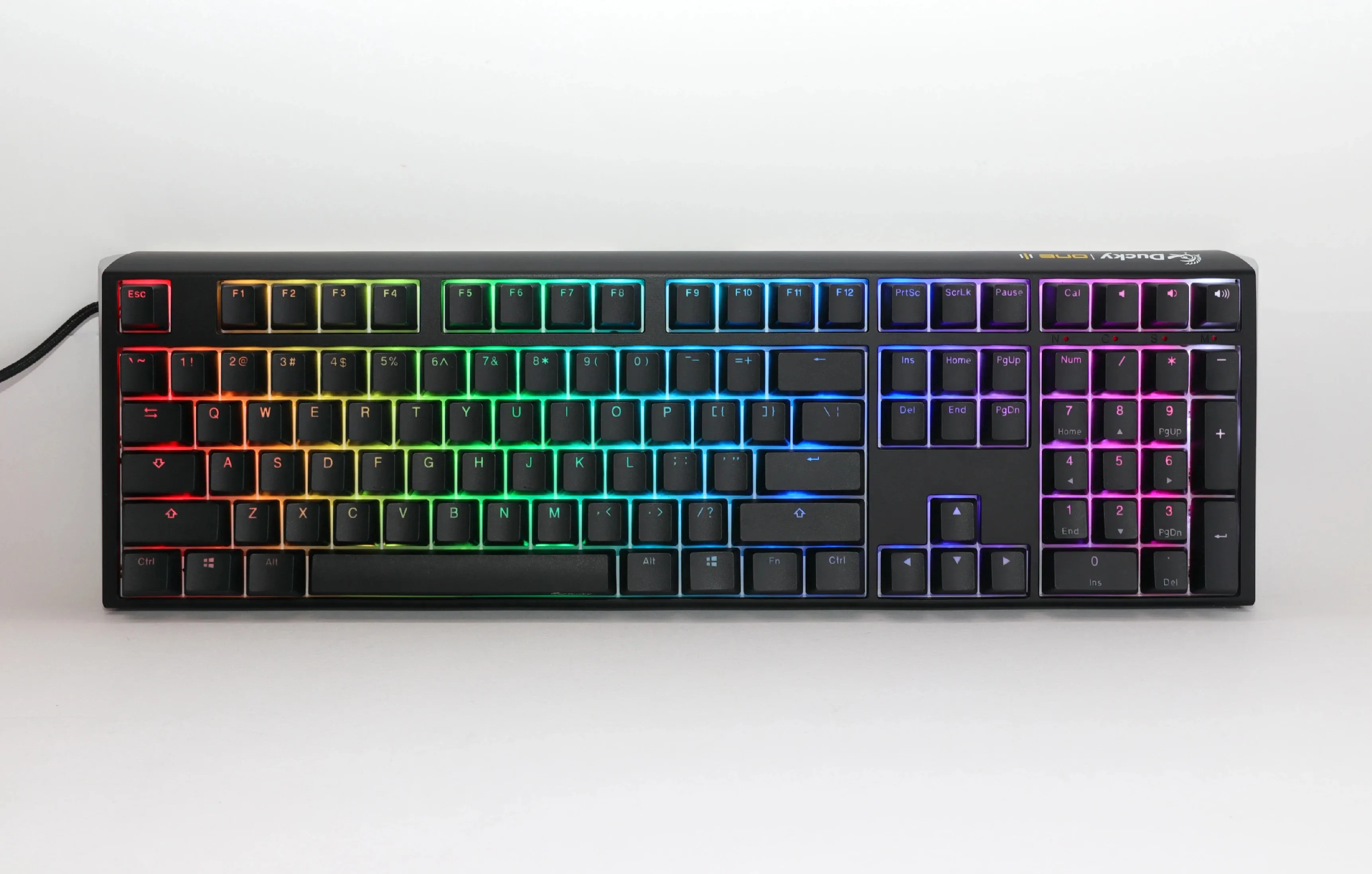 Ducky професионална геймърска механична клавиатура Professional Gaming Mechanical Keyboard One 3 Classic - Cherry MX RGB Brown Switches