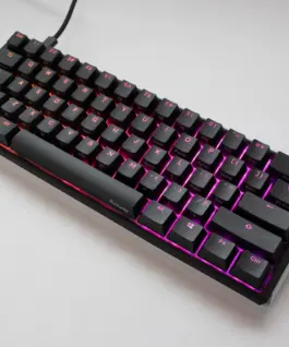 Alternative view of Ducky професионална геймърска механична клавиатура Professional Gaming Mechanical Keyboard One 3 Mini Classic - Cherry MX RGB Brown Switches [Tactile]