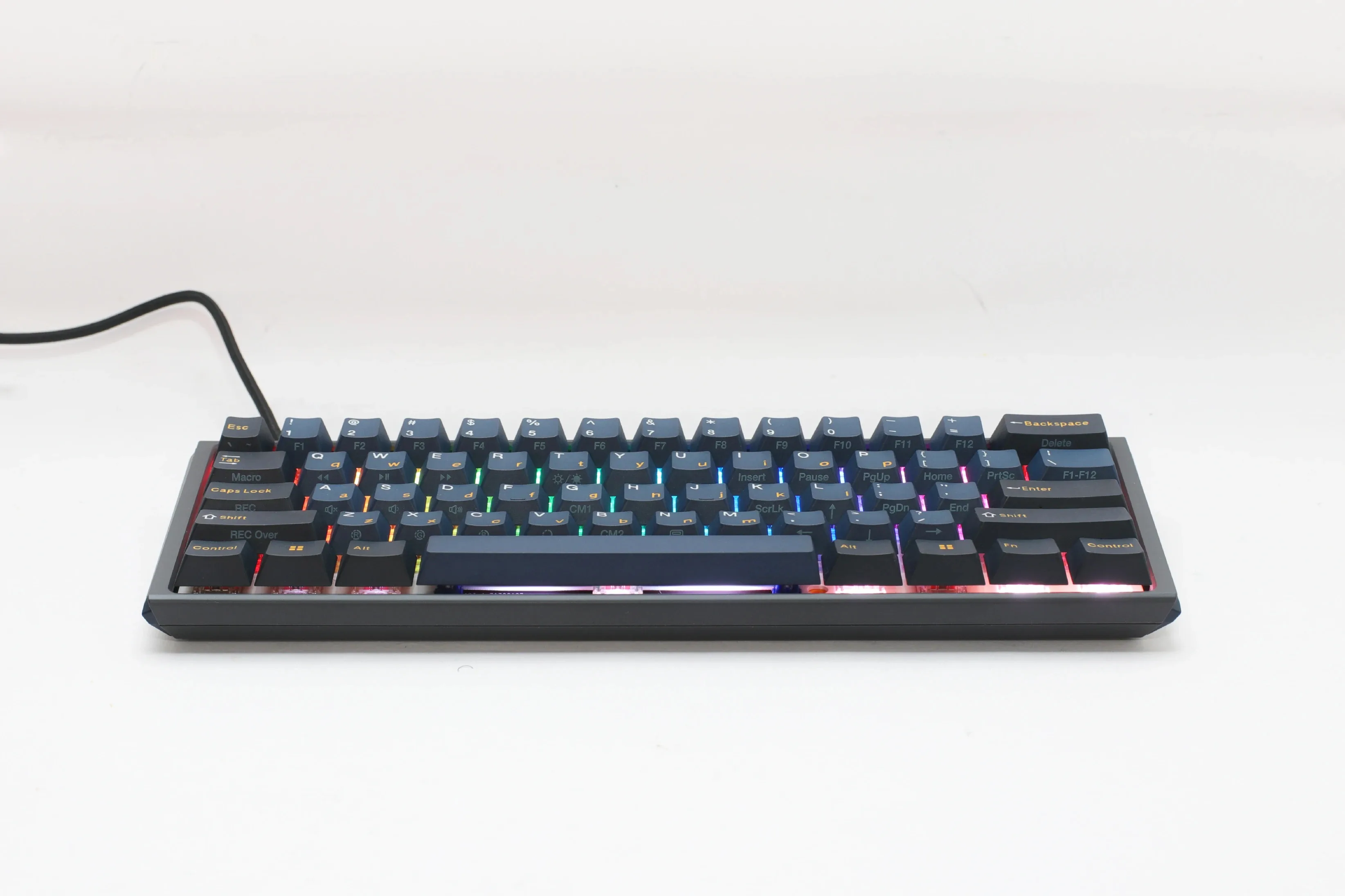 Ducky професионална геймърска механична клавиатура Professional Gaming Mechanical Keyboard One 3 Pro Mini Nazca Line - 8K, Cherry MX2A RGB Speed Silver - Image 51