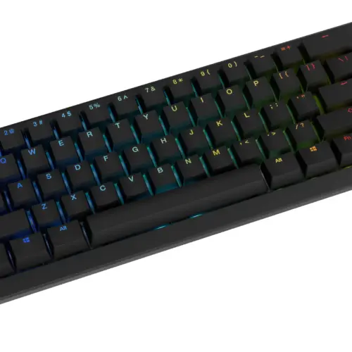Ducky професионална геймърска механична клавиатура Professional Gaming Mechanical Keyboard One X Mini Wireless Black – Ducky AI Switches