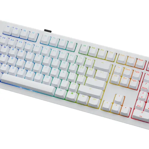 Ducky професионална геймърска механична клавиатура Professional Gaming Mechanical Keyboard One X Wireless White – Ducky AI Switches
