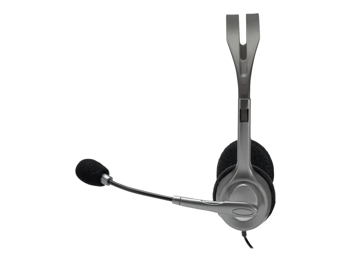 СЛУШАЛКИ LOGITECH H110 -  Wired - Silver - PN 981-000271 - Image 245