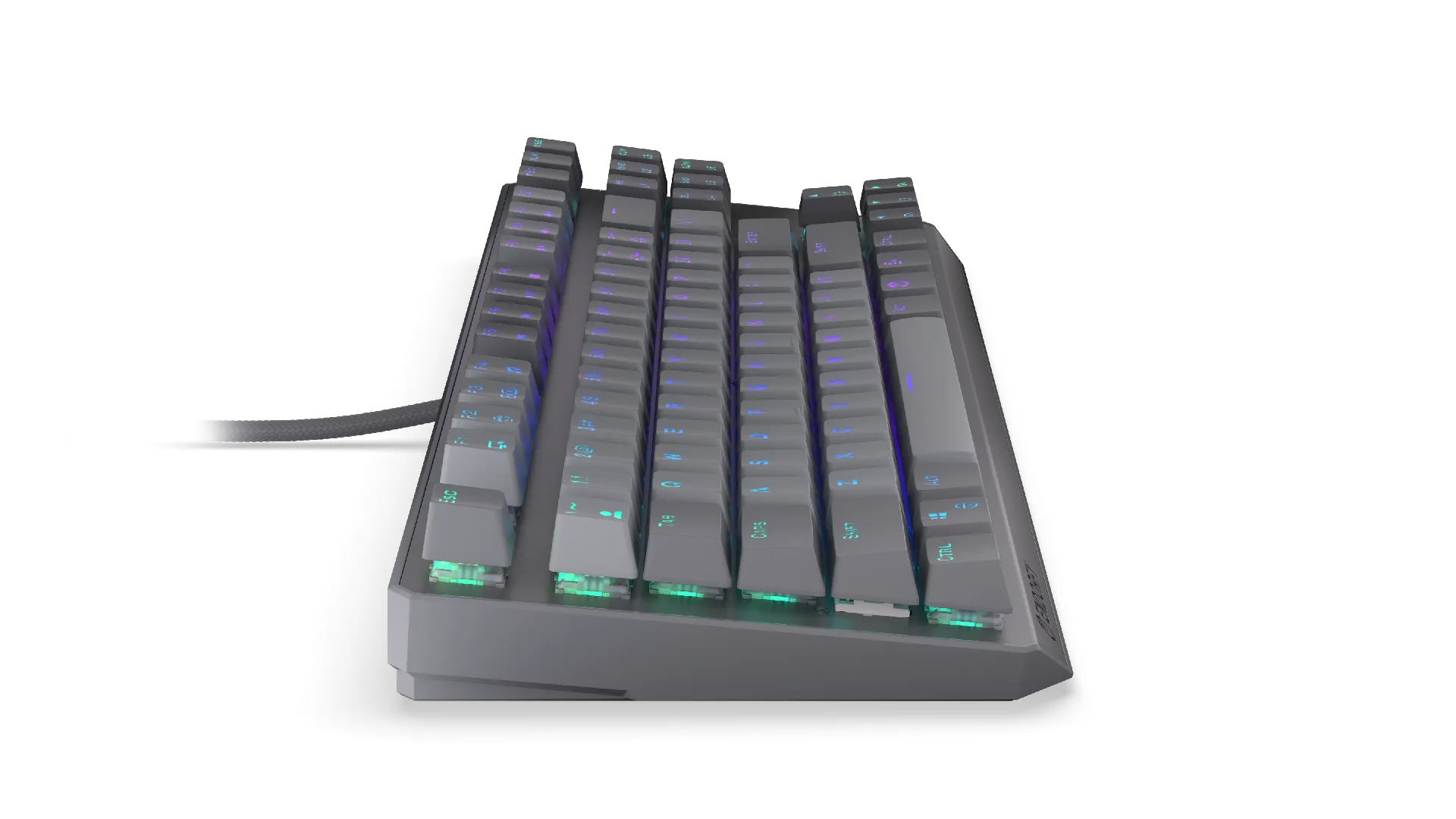 Endorfy механична клавиатура Thock V2 TKL, PBT, Endorfy Red switch, US Layout - Image 5