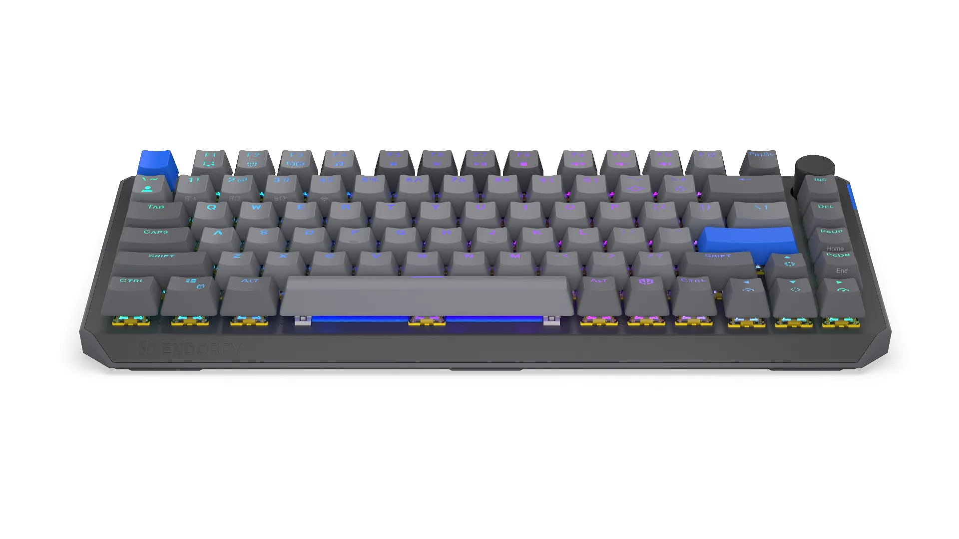 Endorfy механична клавиатура Thock Wireless V2 75%, PBT, Endorfy Yellow switch, US Layout - Image 3