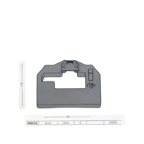 ЛЕНТА ЗА МАТРИЧЕН ПРИНТЕР SAGEM TX 20/35E/2000 - OUTLET - Black - PN F60516 - 6 m x 13 mm -
