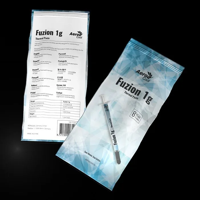 AeroCool термо паста Thermal compound Fuzion 1g 13.5 W/mK - ACTG-NA61210.01 - Image 96