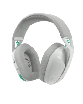 Alternative view of Геймърски безжични слушалки Logitech G321 Lightspeed, Микрофон, Бели