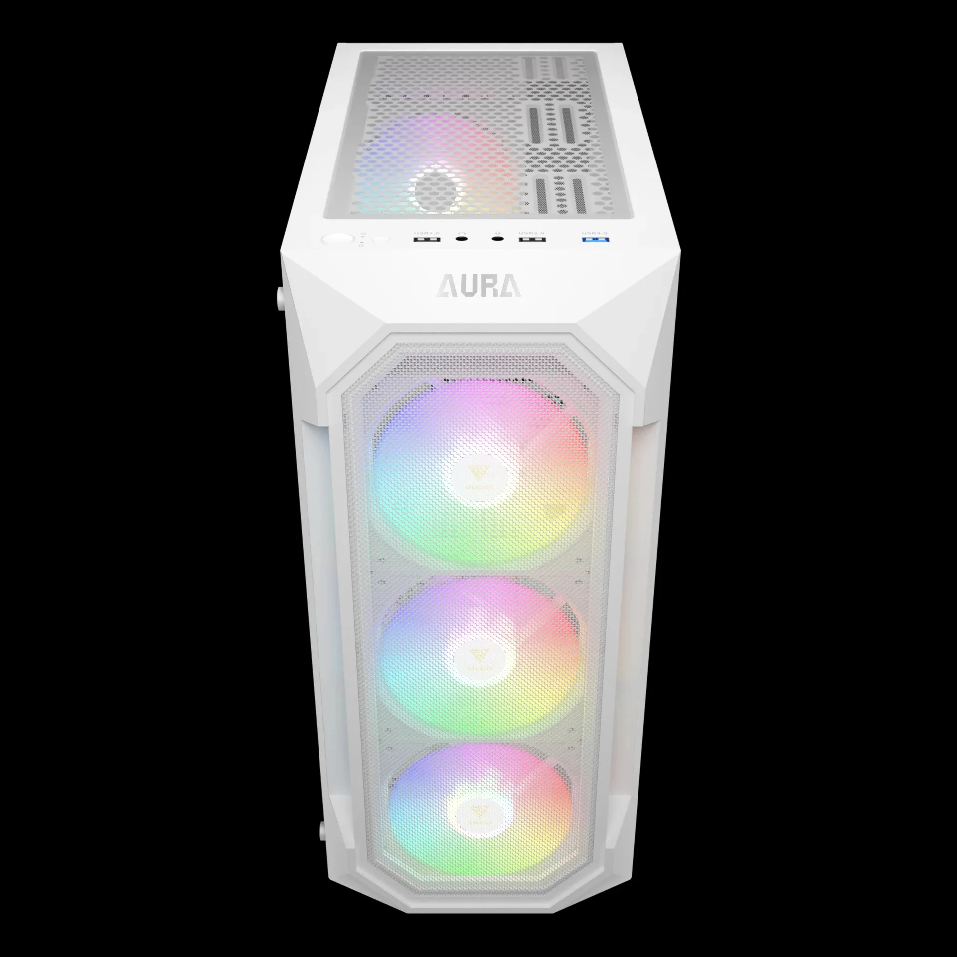 Gamdias кутия Case ATX - AURA GC1 Elite White - Mesh, RGB, Tempered Glass - Image 138