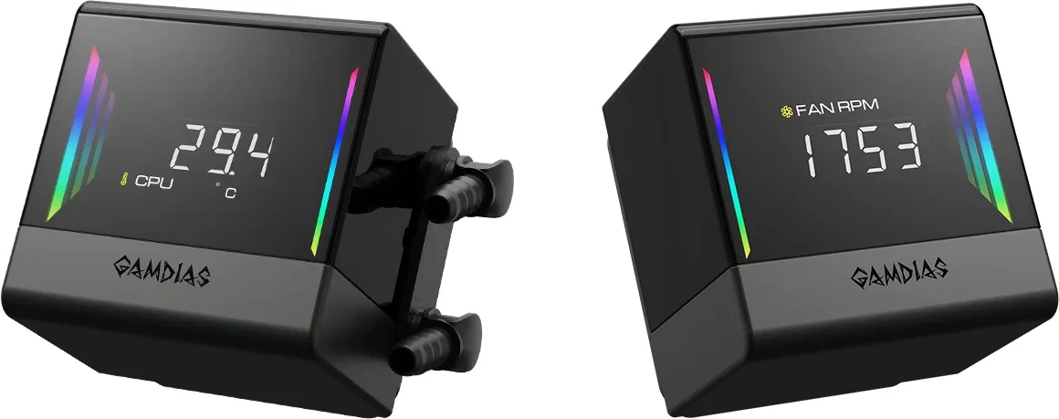 Gamdias водно охлаждане Water Cooling Chione E4-240 - LCD Screen, A-RGB - Image 139