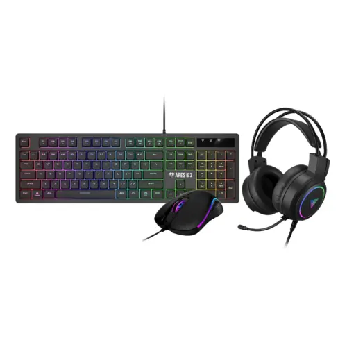 Gamdias геймърски комплект Gaming COMBO - POSEIDON E2 3-in-1 Combo - Keyboard + Mouse +