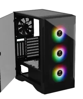 Gamdias кутия Case ATX - TALOS E2 Elite - aRGB Tempered Glass