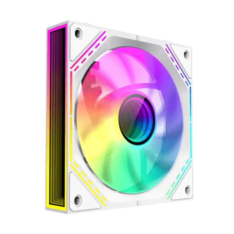 Gamemax Комплект вентилатори Fan Pack 3-in-1 3x120mm - FN12A-S3I-RW White, Reverse, Daisy-Chain, Addressable RGB - Image 148