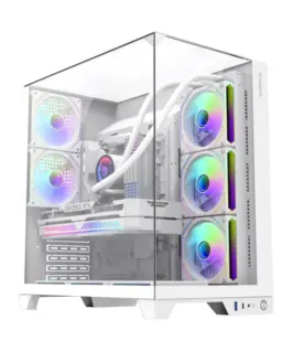 Gamemax кутия Case ATX - Infinity Plus White