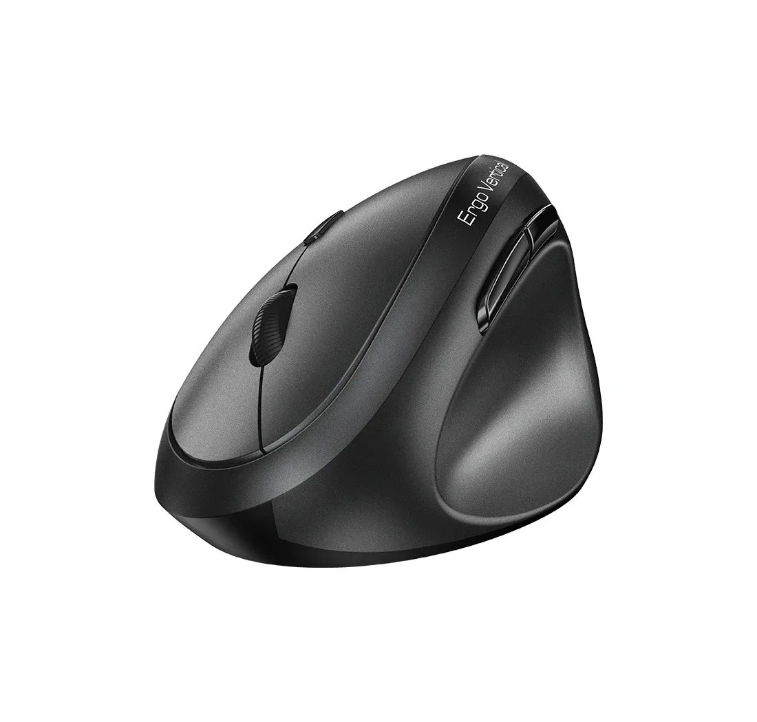 Genius вертикална безжична мишка Vertical Mouse wireless Ergo 8350S - Silent, AI, Bluetooth, 2.4G, Dark Grey - Image 236