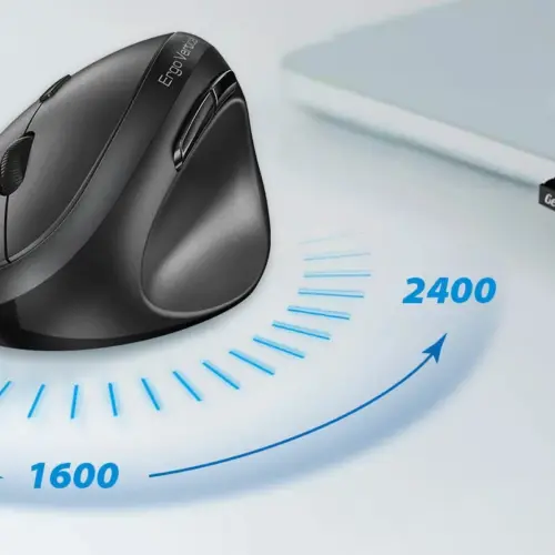 Genius вертикална безжична мишка Vertical Mouse wireless Ergo 8350S – Silent