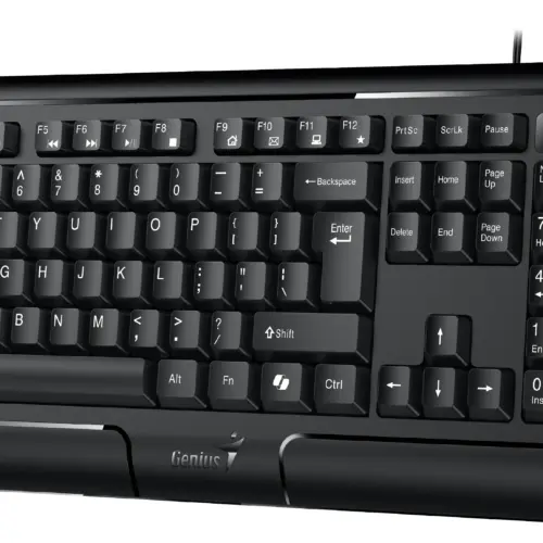 Genius клавиатура кирилизирана Smart Keyboard KB-118 II Black - AI BG Layout