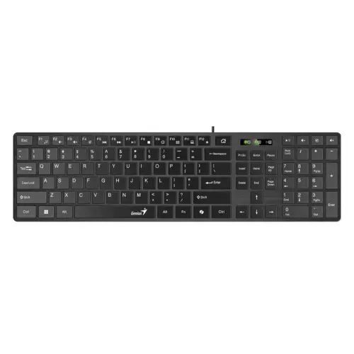 Genius клавиатура Slim Keyboard SlimStar 126 Black - Copilot Low profile Chocolate