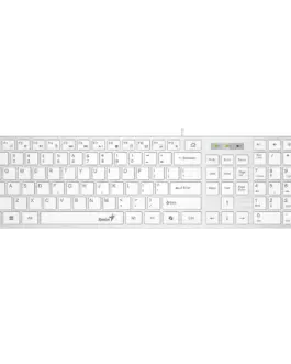 Genius клавиатура Slim Keyboard SlimStar 126 White - Copilot Low profile Chocolate