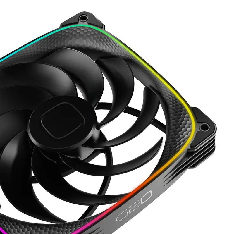 Geometric Future Комплект вентилатори Fan Pack 3-in-1 140 mm, Reversed - Squama 2503RB-14 Black - Image 143