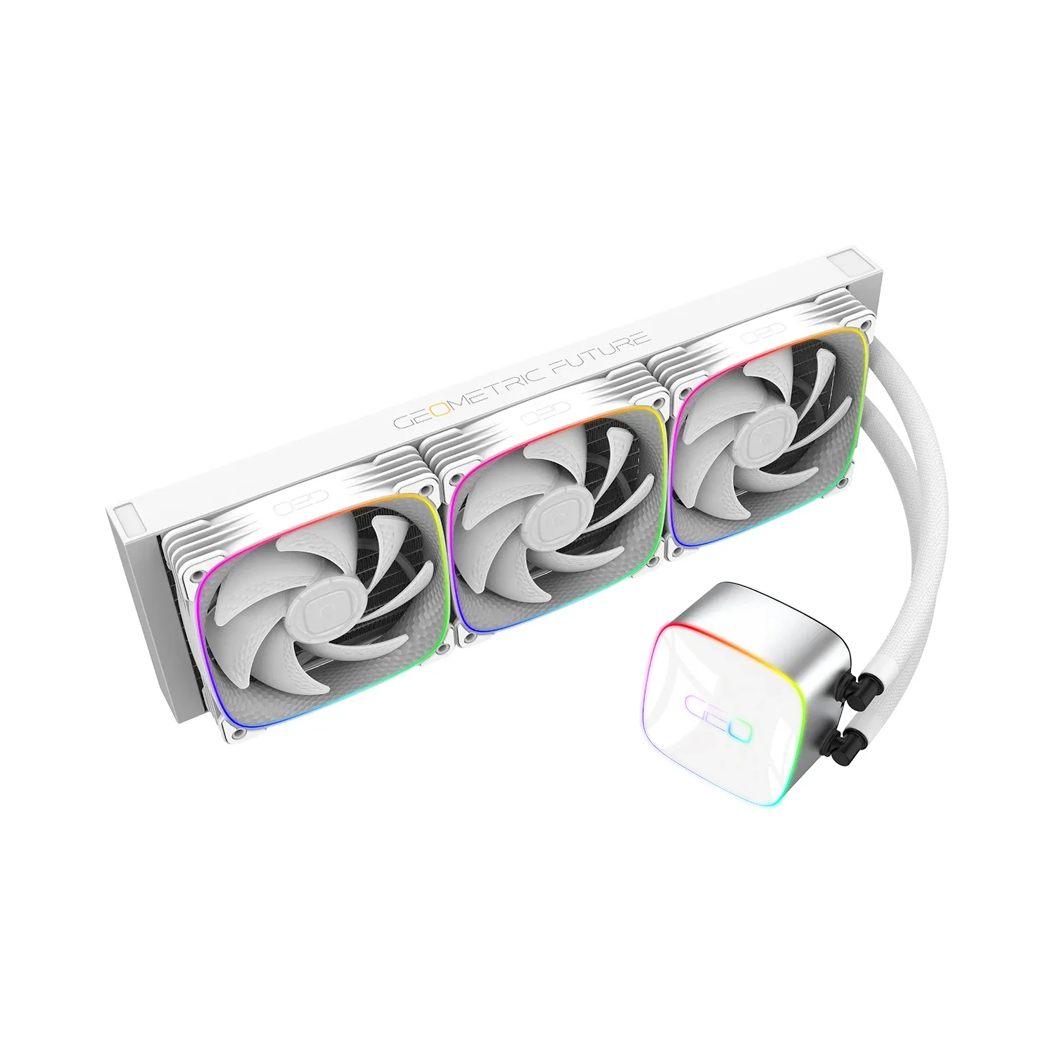 Geometric Future водно охлаждане Water Cooling - Eskimo Junior 36 White - LGA1700/AM5 - Image 104