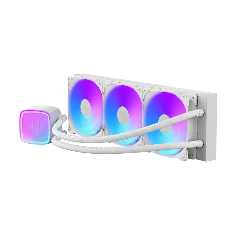 Geometric Future водно охлаждане Water Cooling - Eskimo Pro 360 White - Addressable RGB, LGA1851/AM5 - Image 24