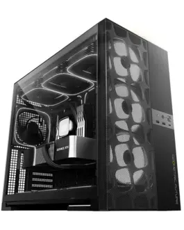 Alternative view of Geometric Future кутия Case EATX - Model 5 Vent Black - 5 x 140 mm aRGB fans included