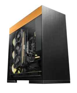 Geometric Future кутия Case EATX - Model 8 Dharma Black/Gold