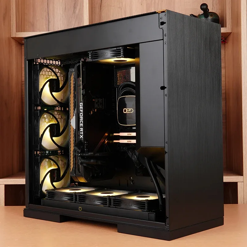 Geometric Future кутия Case EATX - Model 8 Dharma Black/Gold - Image 123