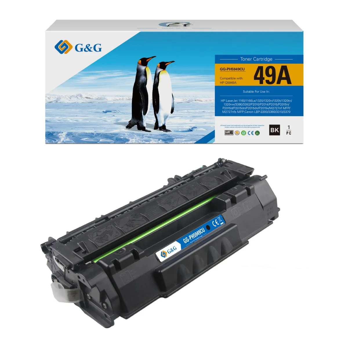 УНИВЕРСАЛНА КАСЕТА ЗА HP Laserjet 1320/1160/P2010/P2014/P2015/CANON LBP 3310/3370/3300/3360 - CRG708 (CRG-708)/CRG715 (C