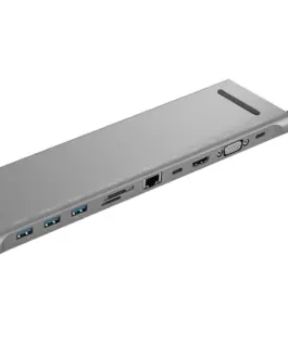 ХЪБ SANDBERG USB-C 10-in-1 - Gray - PN 136-31