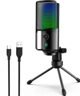 Настолен микрофон FIFINE K669 PRO2 RGB - Black