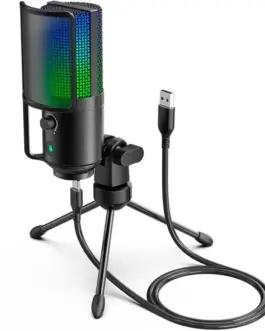 Alternative view of Настолен микрофон FIFINE K669 PRO2 RGB - Black