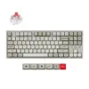 Геймърска Механична клавиатура Keychron C1 Pro 8K QMK - Super Red