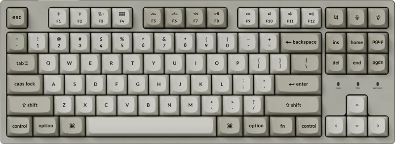 Геймърска Механична клавиатура Keychron C1 Pro 8K QMK - Super Red Switch - Image 2