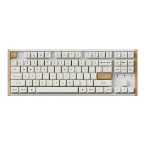 Alternative view of Геймърска Механична клавиатура Keychron K8 HE Magnetic Switch - White Special Edition