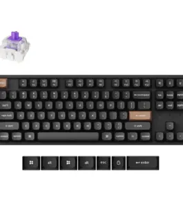 Геймърска Механична клавиатура Keychron K8 HE Magnetic Switch - Black Special