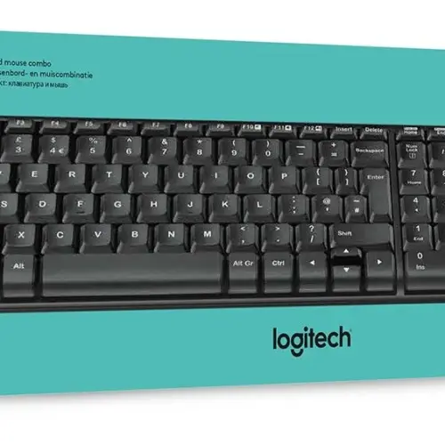 КОМПЛЕКТ МИШКА + КЛАВИАТУРА LOGITECH MK220 US – Wireless – Black – БЕЗ БДС КИРИЛИЗАЦИЯ